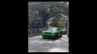 DODGE Challenger and CHARGER spotted in INDIA | CHAOS in Streets and Acceleration #shorts