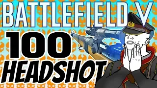 100 HEADSHOT COMPILATION BOLT-ACTION RIFLE -Battlefield 5 Gameplay