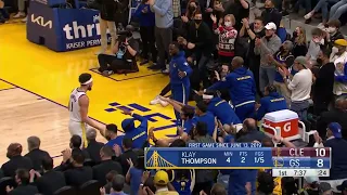 Klay gets standing ovation from crowd