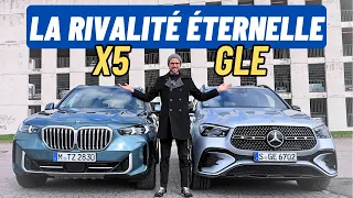 Comparaison Mercedes GLE & BMW X5 - Difficile de décider qui est le Meilleur !