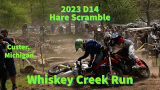 2023 D14 Hare Scramble, Whiskey Creek Run, Custer Michigan