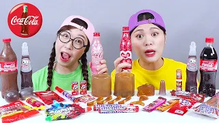 Cô-ca Cô-la Thạch Chai ăn được Mukbang DONA