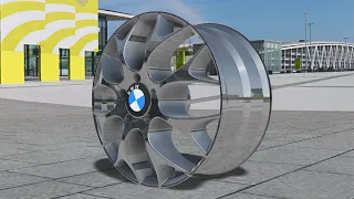 How to Model a BMW Wheel Rim | Autodesk Inventor