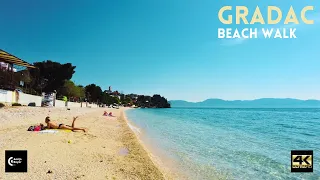 Breathtaking Beauty of Gradac Coastline | Makarska Croatia 4K Makarska Riviera Walking Tour 2023