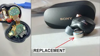 How to Replace Battery Sony WF Headphones DIY