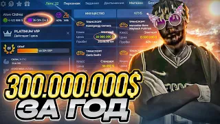 ОН ЗАРАБОТАЛ 300.000.000$ ЗА ГОД НА GTA 5 RP! ОБЗОР САМОГО БОГАТОГО АККАУНТА НА ГТА 5 РП!