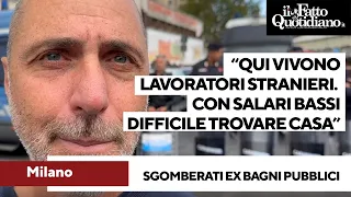 Milano, sgomberato stabile abitato da lavoratori stranieri: “Salari bassi, impossibile trovare casa”