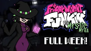 Friday Night Funkin' -  V.S. Mystic Myra FULL WEEK - Tales From The Raveyard [FNF MODS]