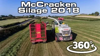 McCracken's Lifting Silage 2018 - 360 Video