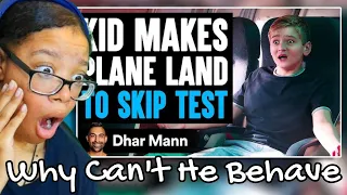 Will&Nakina Reacts | Mischief Mikey Ep 3: Kid Makes Plane Land To Skip Test | Dhar Mann Studios