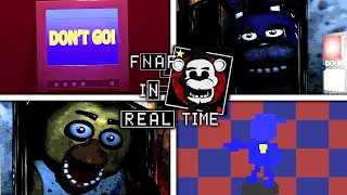 Five Nights at Freddy's: In Real Time - ALL Jumpscares + Full Game (Showcase)