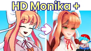 Friday Night Funkin': VS Monika HD Full Week [Rebooted/Uncensored/HARD] - FNF X DDLC Mod