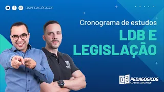 19h - Cronograma de Estudos LDB e Legislação - William e Guilherme Augusto (SEDF)