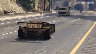 GTA 5 - CAN A RAMP CAR FLIP A TRAIN?