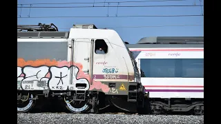 Trenes AVE, mercancías y cercanías por Pinto