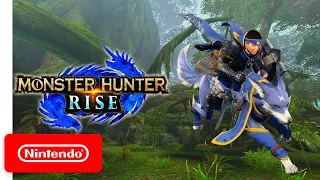 Monster Hunter Rise GAMEPLAY Palamute Traversal & Exploration Nintendo Switch モンスターハンターライズ オトモガルク