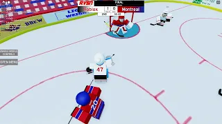 Winning the cup again and getting a goalie goal (Ro-hockey world tour)