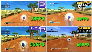 Savannah Citadel Sonic Unleashed Comparison 4K 60FPS! Generations VS Emulations!