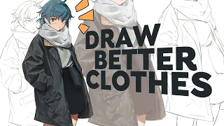 HOW I DRAW CLOTHES + PAINTING GUIDE