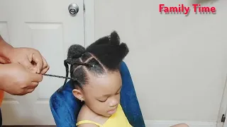 full tutorial on how I made this beautiful hairstyle for my daughter (very easy and affordable).