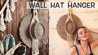 DIY: Boho Wall Hat Hanger