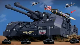 The Russian Invasion Is Over! Giant American Tanks Brutally Bombard Russian Battalion Headquarters