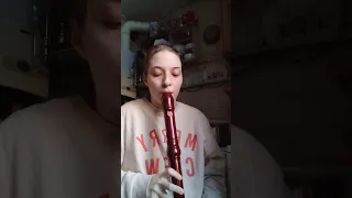 Tenor recorder Yamaha wood, improvisation. Блокфлейта тенор из дерева ямаха, моя  импровизация