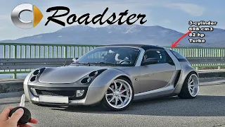 Smart Roadster 0.7 Turbo - Acceleration & Sound - POV Drive 4K