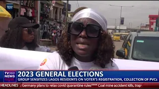 2023 General election: Group sensitize Lagos residents on voter’s registration, collection of PVC