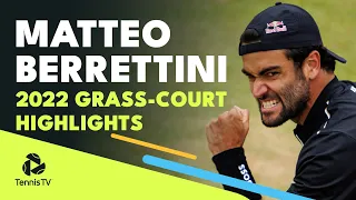 Matteo Berrettini's 2022 Grass-Court Highlights