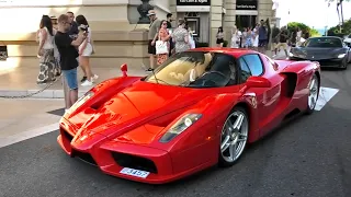 SUPERCARS Monaco - Ferrari Enzo, SF90, 992 GT3RS, Bugatti Veyron Super Sport