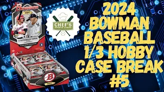 2024 BOWMAN BASEBALL 1/3 HOBBY CASE BREAK #5 - LIVE 5/10/2024