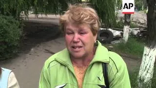 Slovyansk residents reluctant to leave city despite fighitng and desperate conditions