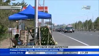 В Павлодаре провели рейд по выявлению стихийной торговли
