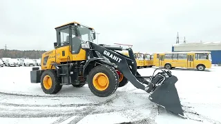 Погрузчик Гранит подняли на дыбы! Мощь!