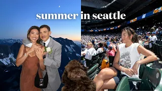 Seattle Summer Diaries: my brother's wedding, lake day + the most insane hike