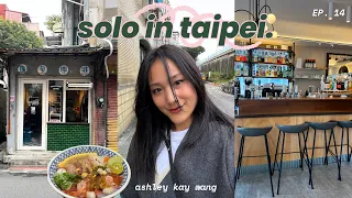 taipei vlog 🇹🇼 | exploring solo, new years 🎇 final days | a month in taiwan