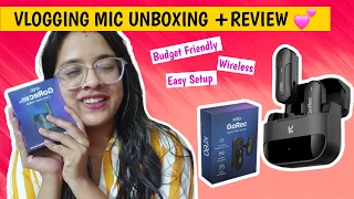 Best Wireless Mic for vlogging | Low price | Kreo GoRec Solo Collar Mic Review