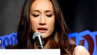 Nikita Maggie Q says she's a phony in martial arts at NY Comic Con.