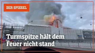 Großbrand in Kopenhagen: Flammen lodern aus der Börse | DER SPIEGEL