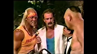 Hogan & Killer Khan on "The Snake Pit" (WWF 1987)