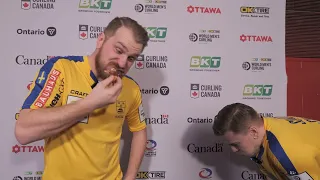 Donut Eating Competition with Team Sweden