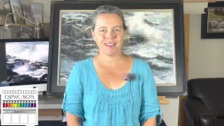 Painting Rocks and Spray in Watercolour with Poppy Balser - Trailer