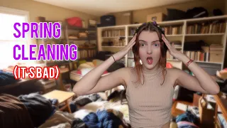 Cleaning My Depression Room (Spring Cleaning 2024)