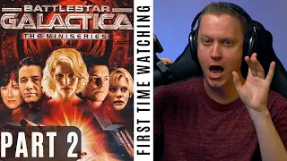 Battlestar Galactica Reaction!! The Miniseries Part 2