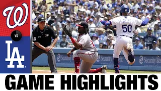 Nationals vs. Dodgers Game Highlights (7/27/22) | MLB Highlights