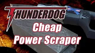 DIY Metal Scraper for machine tools // Power Scraping