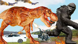 The Lost World: Jurassic Park | T. rex Rampage | Lost In Dinosaur Jurassic World 4 | Dinosaur Rexy