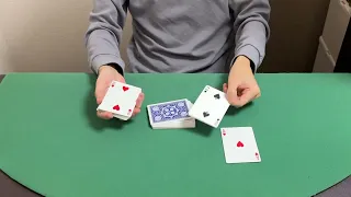 Simple Cutting the Aces inspired by Ed Marlo