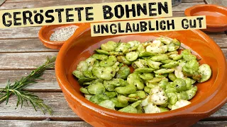 Geröstete Dicke Bohnen Rezept - einfach selber kochen - Rezept - Alternative zu Nüssen und Chips